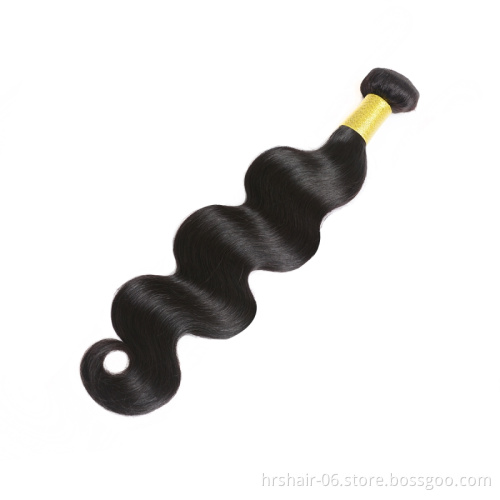 Unprocessed Brazilian Virgin Cuticle Aligned Human Hair Bundles ,Body Wave Human Hair Extension